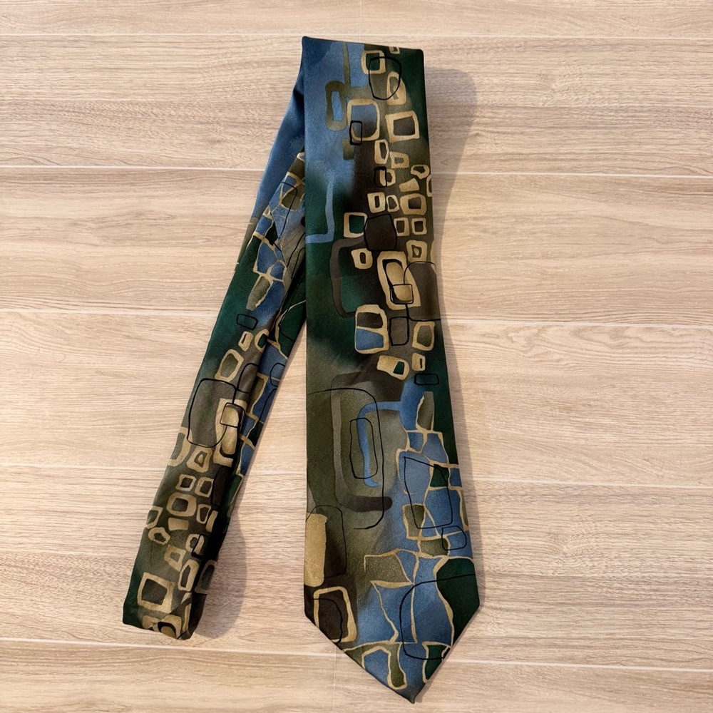 Jerry Garcia Arches Collection 53 Silk Tie Abstract Art Grateful Dead Artist